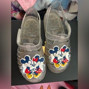 Disney Gap Minnie and Mickey Mouse jelly sandals size 11 EUC